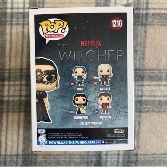 Netflix The Witcher Yennefer Funko Pop #1210 - Picture 3 of 6